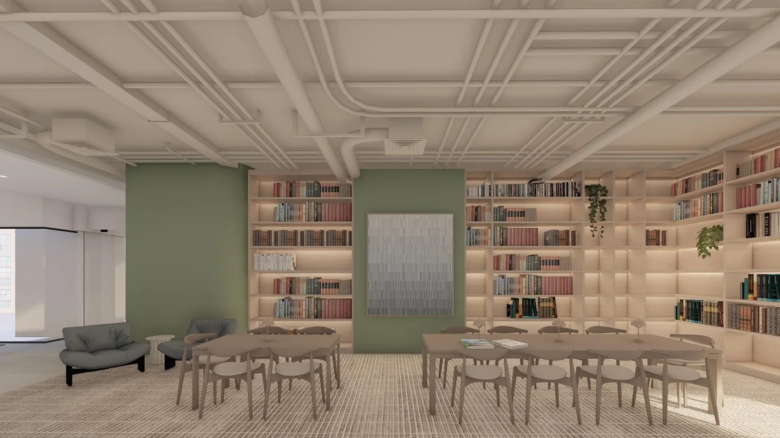 PSO fourth floor — Workplace concept in progress