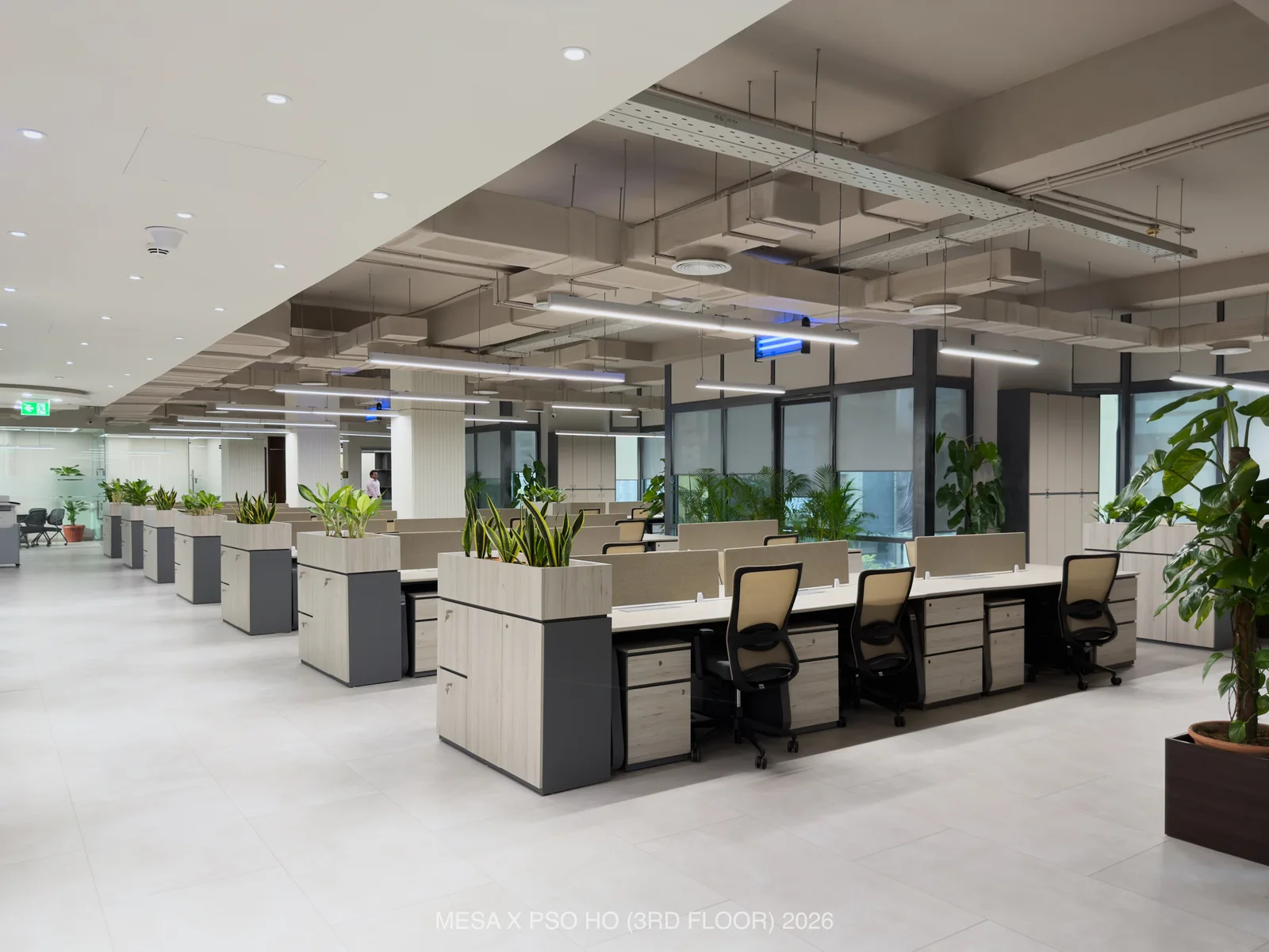 PSO House, third floor / Completed workplace renovation by MESA