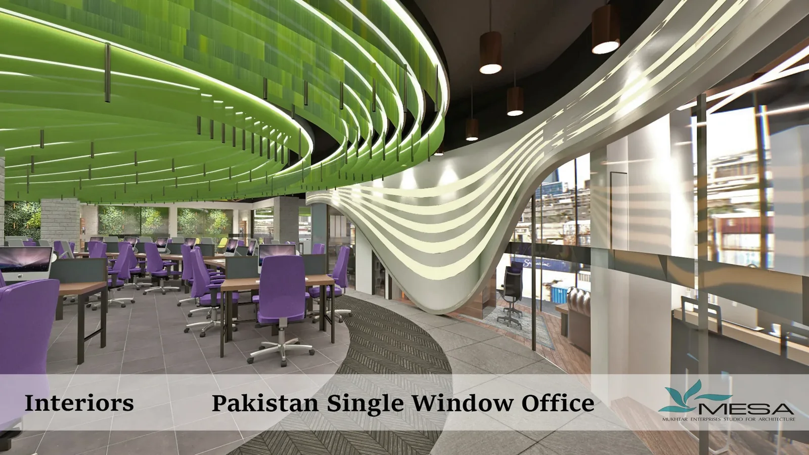 Pakistan Single Window: Pakistan Single Window, design visualisation — view 1. Design visualisation.